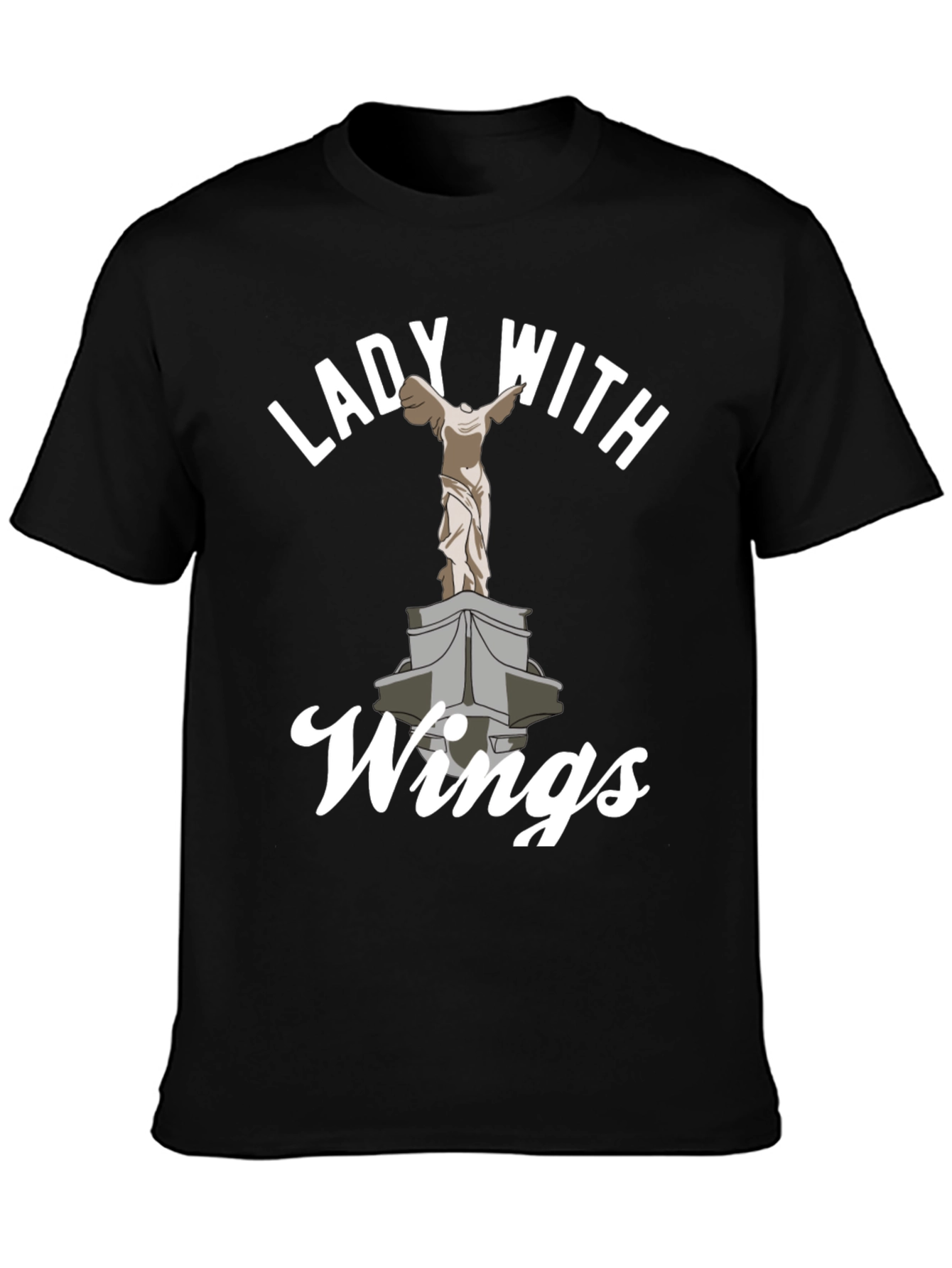 Lady with Wings Graphic Tee - Classic Fit