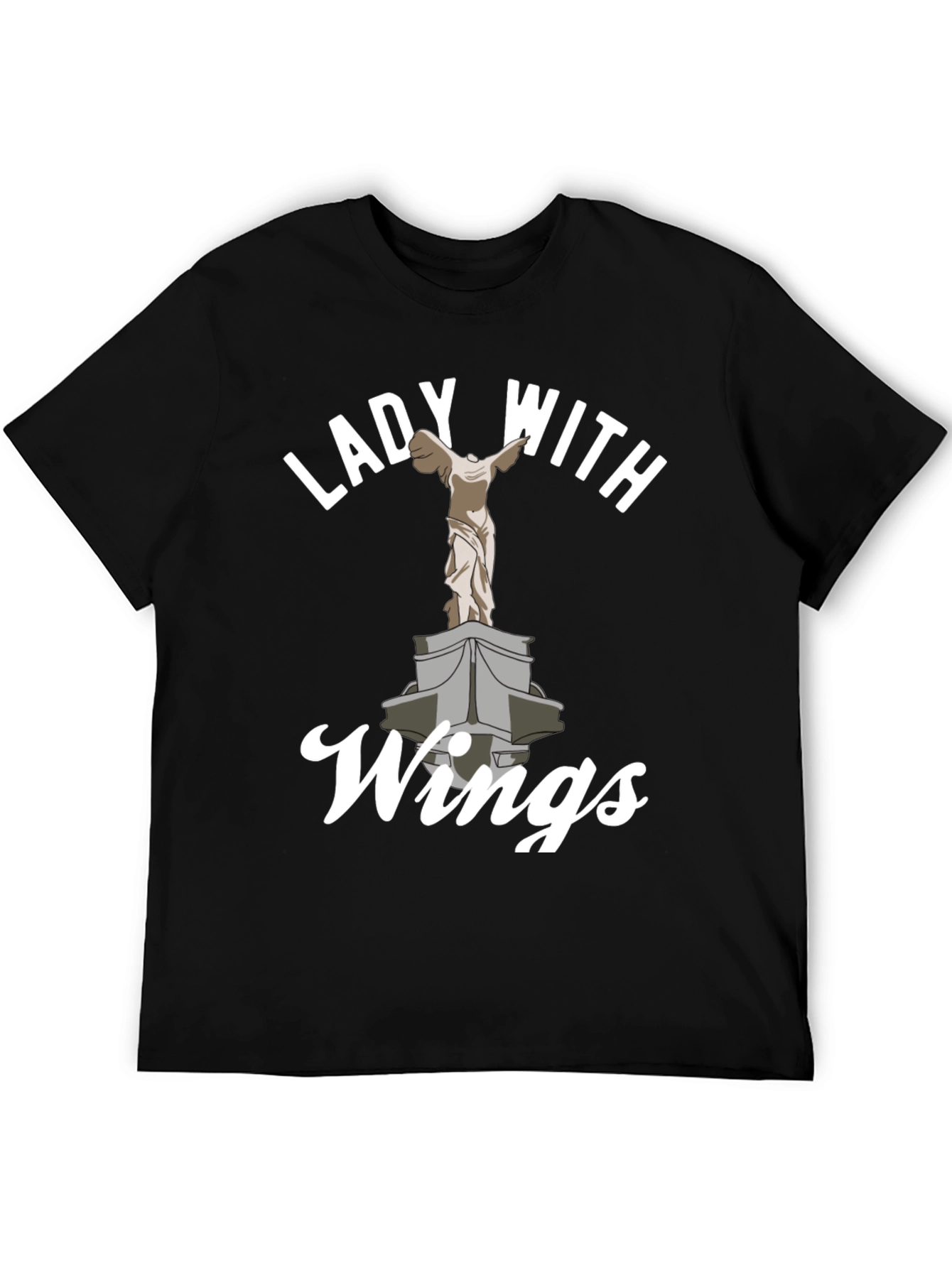 Lady with Wings Graphic Tee - Classic Fit