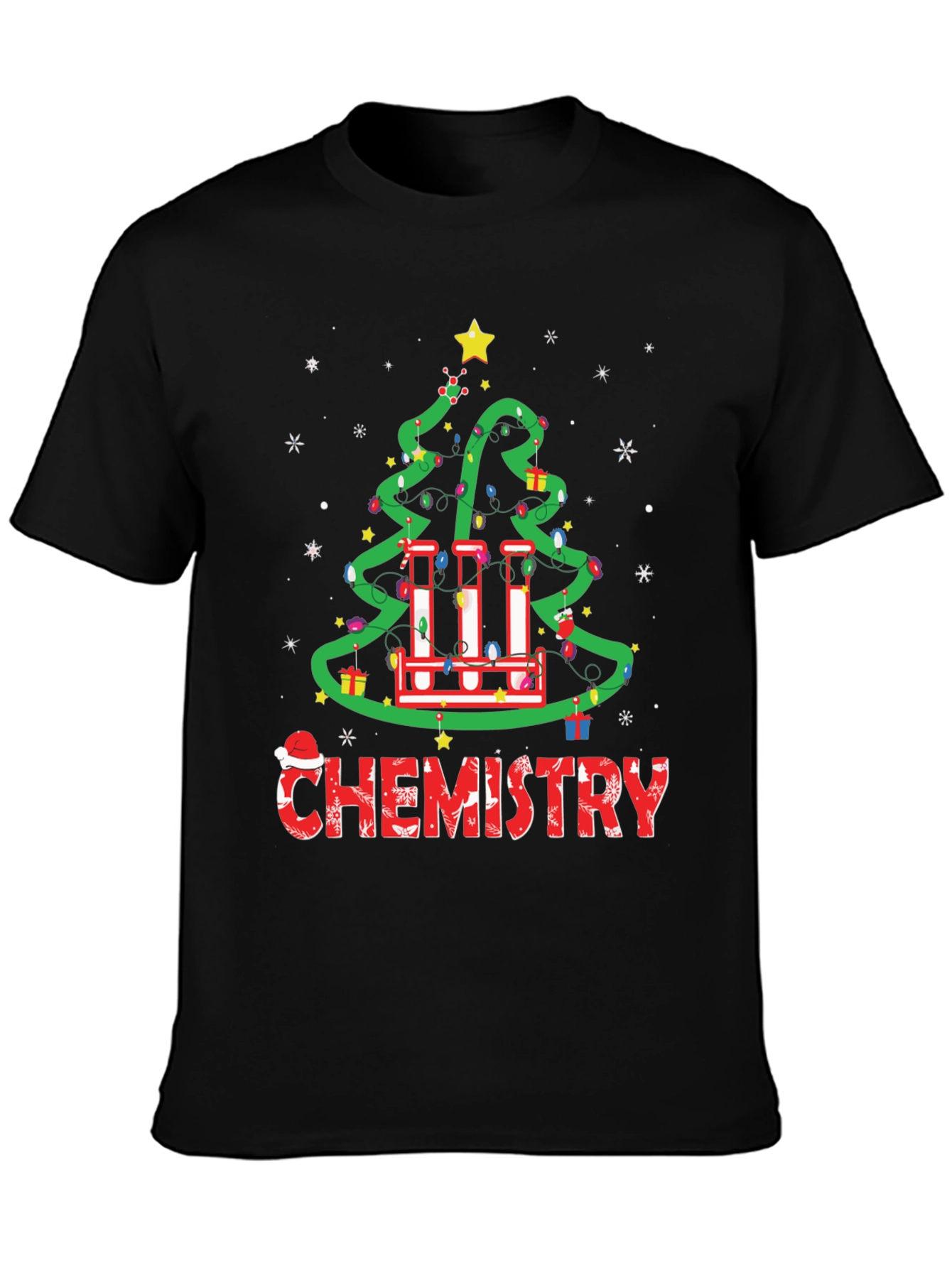 Chemistry Christmas Tree T-Shirt