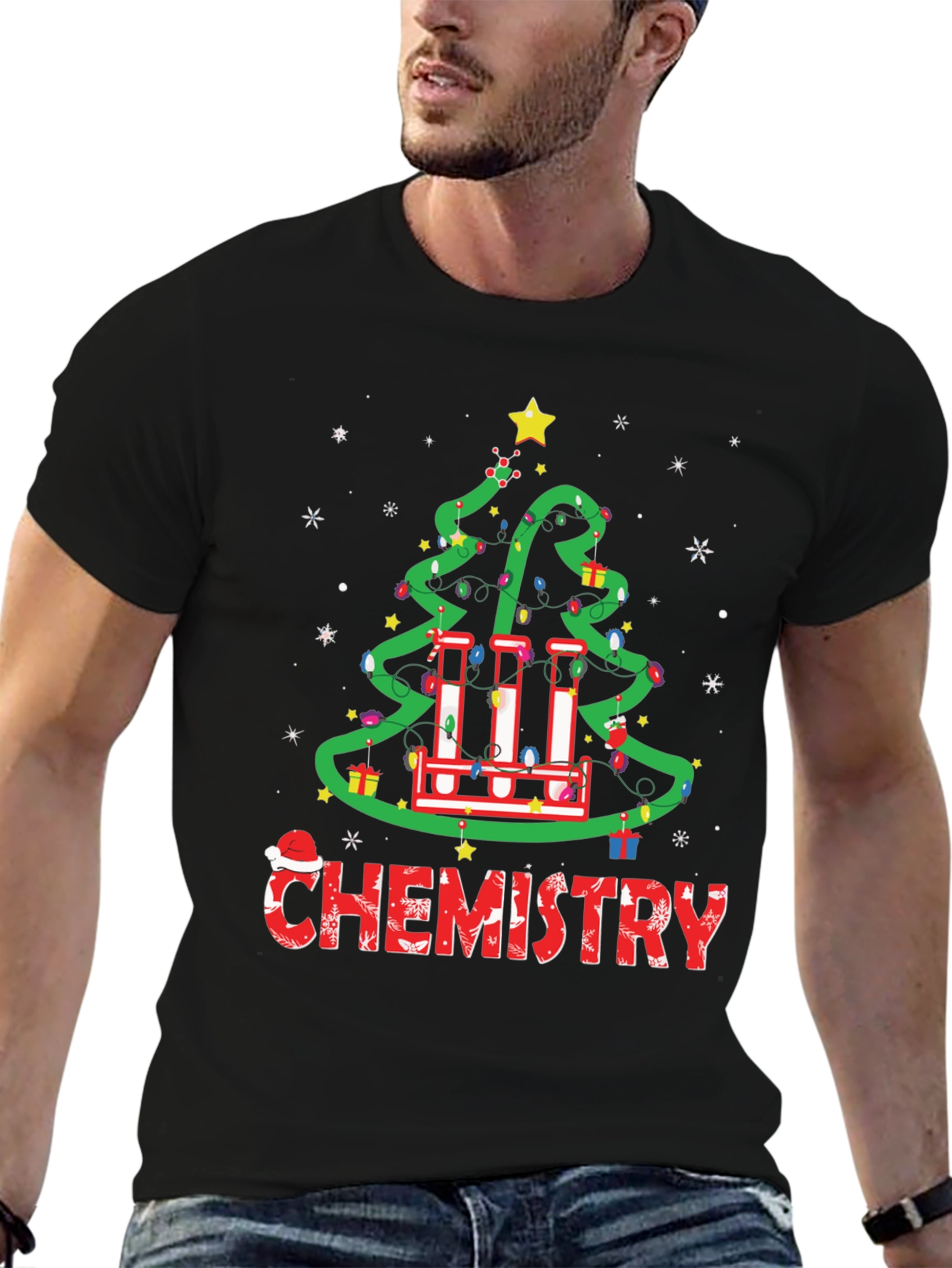 Chemistry Christmas Tree T-Shirt
