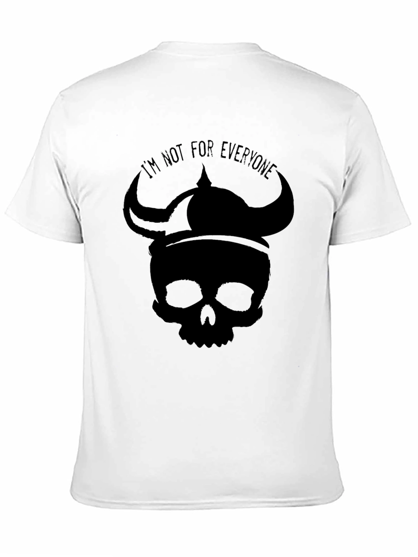 Skull Viking Helmet Graphic T-Shirt