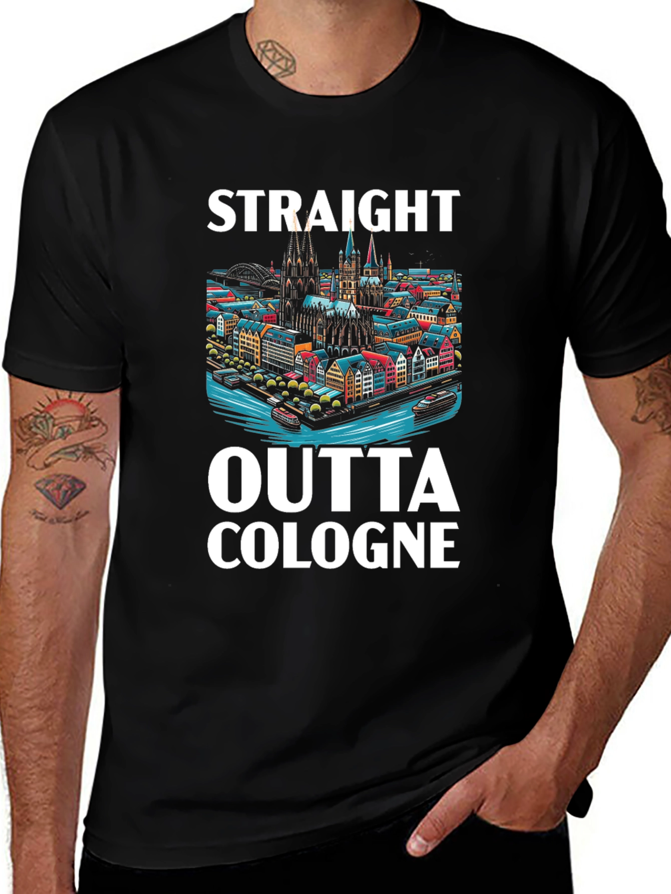 Straight Outta Cologne Graphic Tee