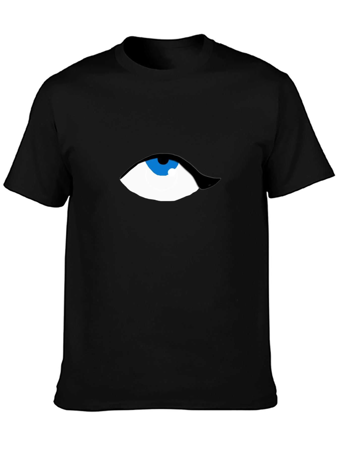 Eye See You Graphic Tee - Modern Black T-Shirt