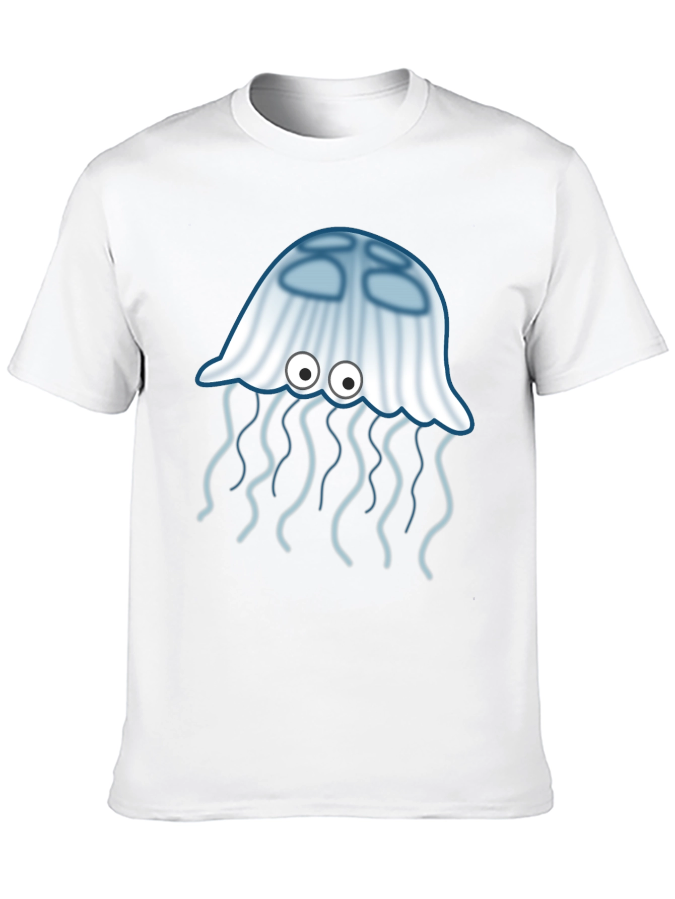 Jellyfish Graphic Tee - Unique Cartoon Design