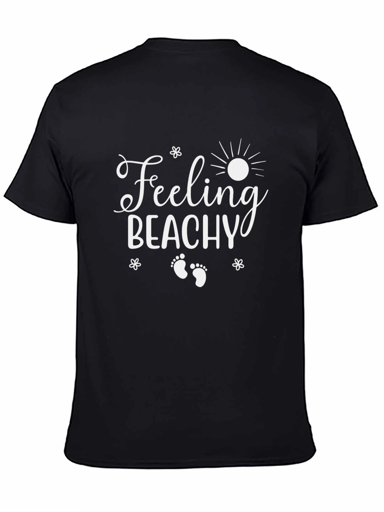 Feeling Beachy Graphic Tee - Black
