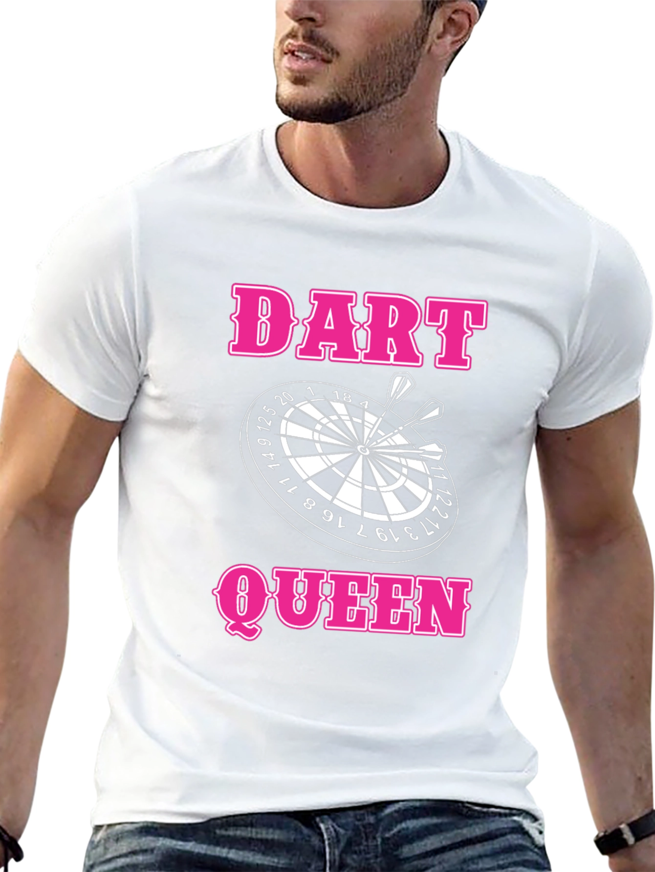 Dart Queen Graphic T-Shirt - Darts Lover Tee