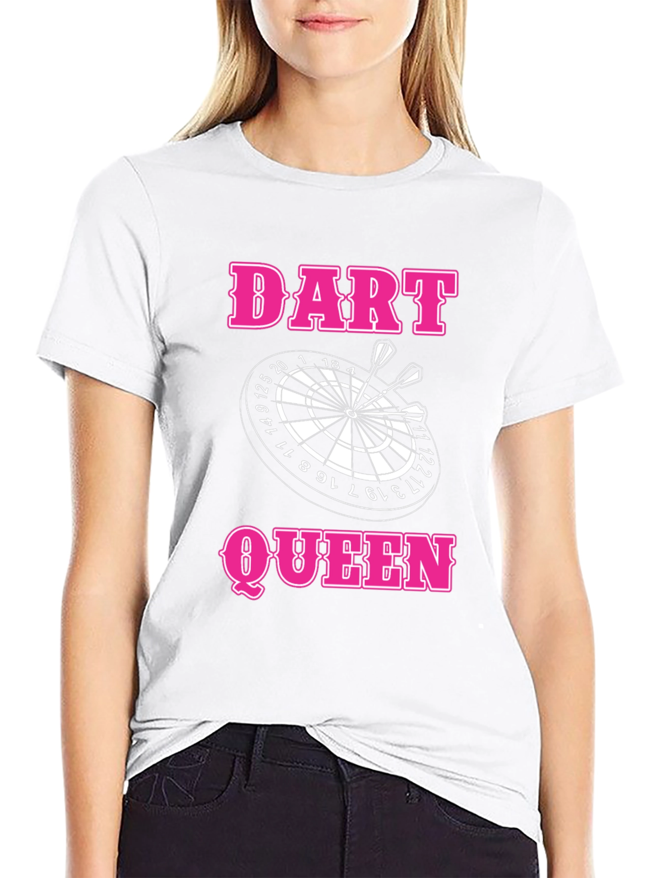 Dart Queen Graphic T-Shirt - Darts Lover Tee