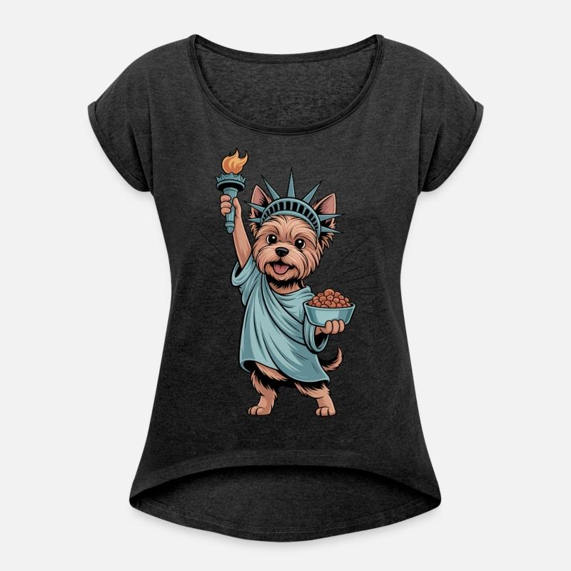Yorkshire Terrier Statue of Liberty costume