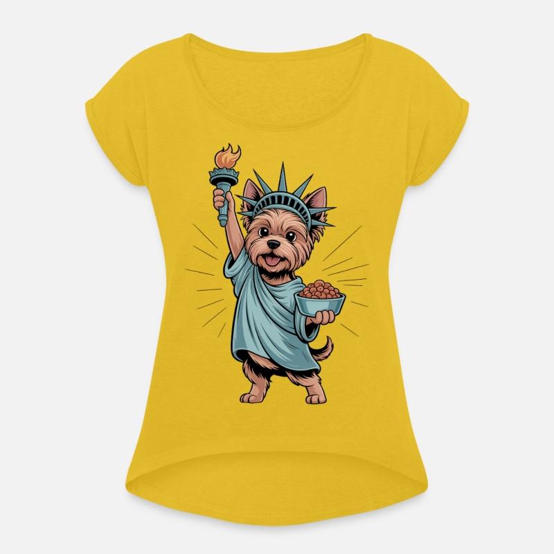 Yorkshire Terrier Statue of Liberty costume