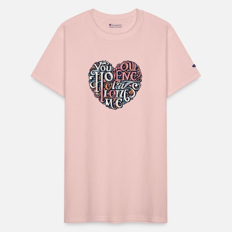 YOU Love Me i Love YOU heart design art