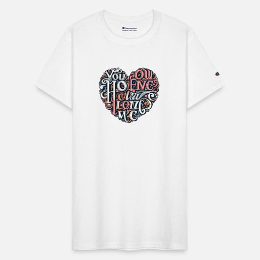 YOU Love Me i Love YOU heart design art