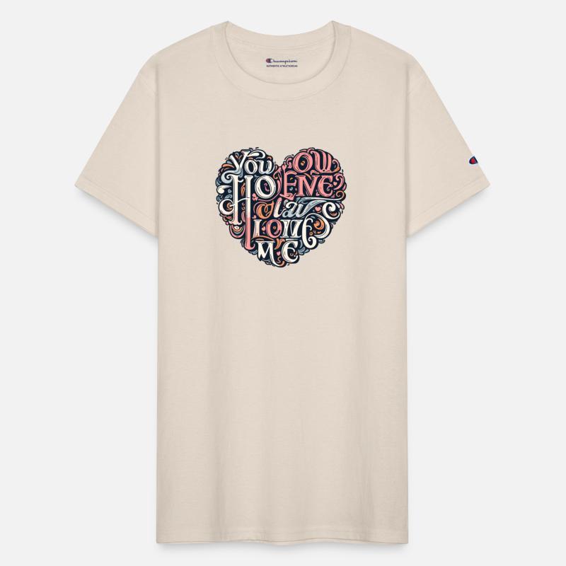 YOU Love Me i Love YOU heart design art