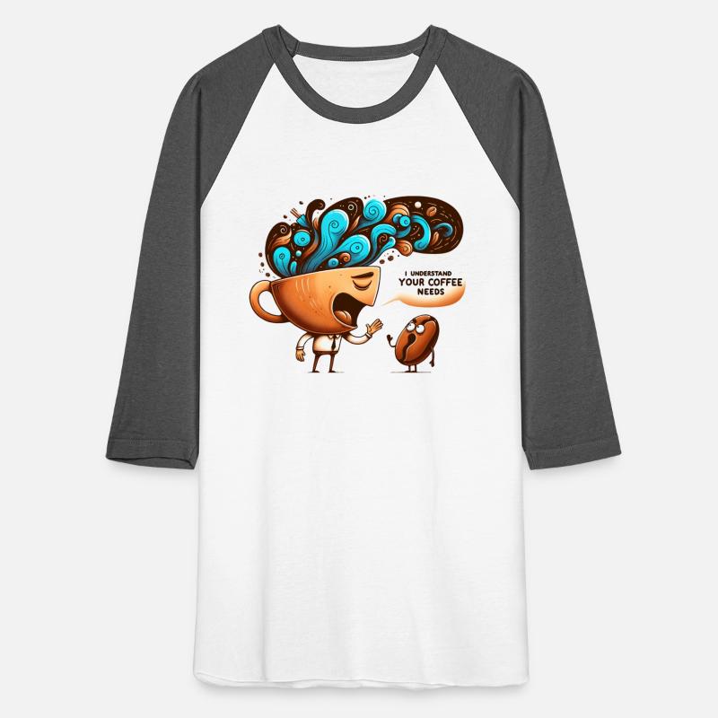 "Your Coffee Needs” - Whimsical Coffee Cup & Bean