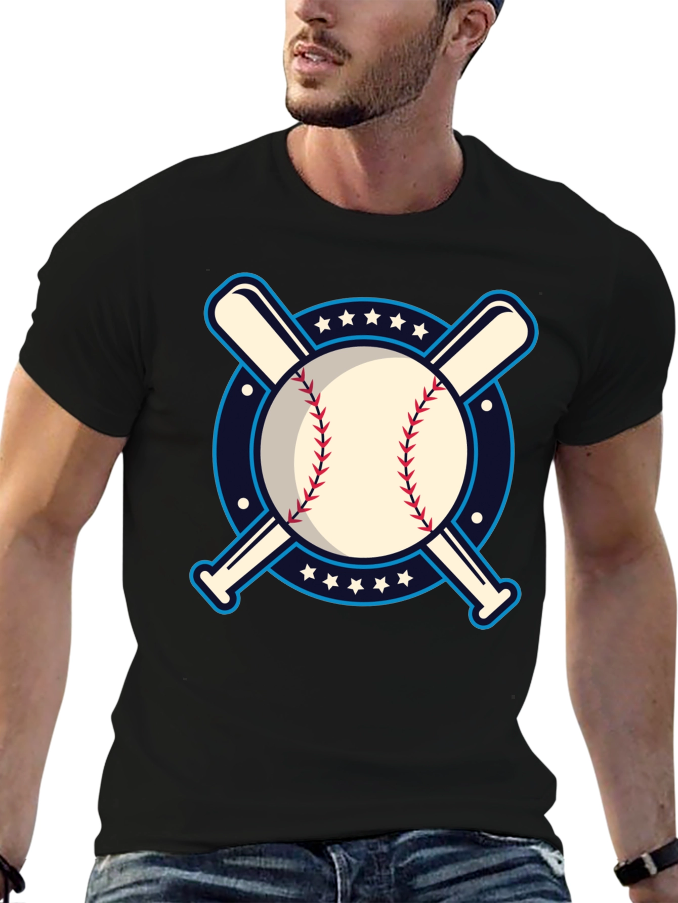 Baseball Bats & Ball Graphic Tee