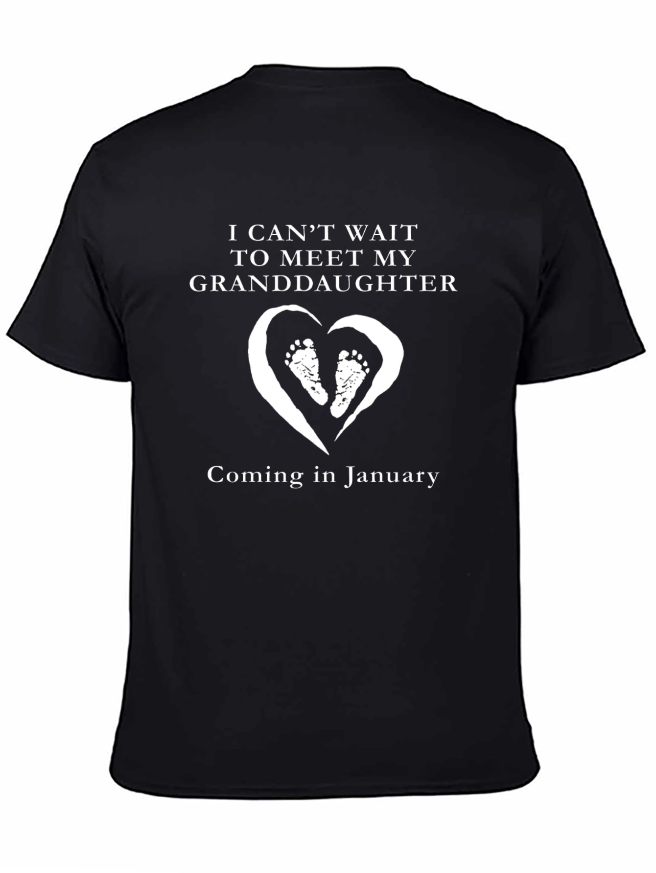 Granddaughter Announcement T-Shirt - January