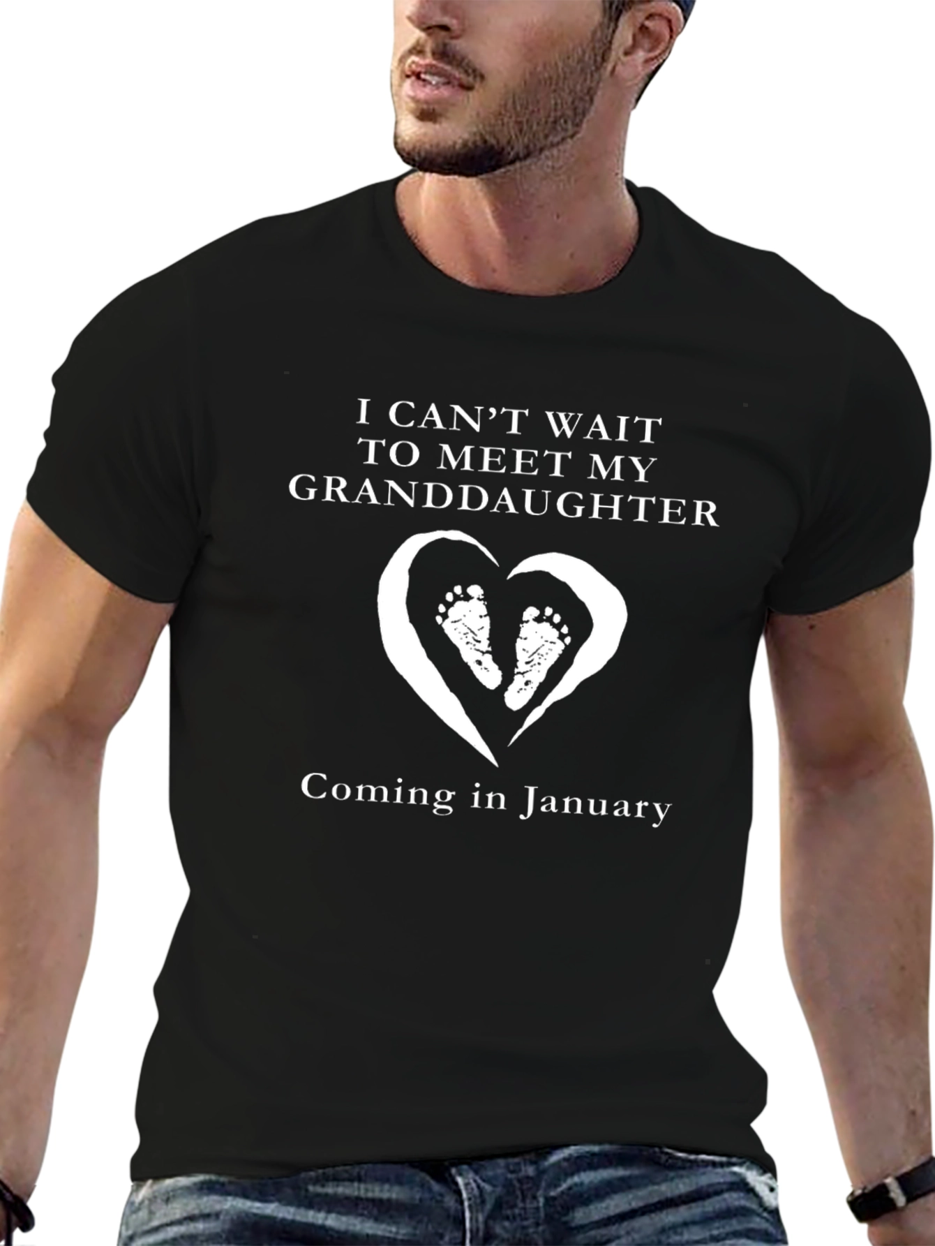 Granddaughter Announcement T-Shirt - January