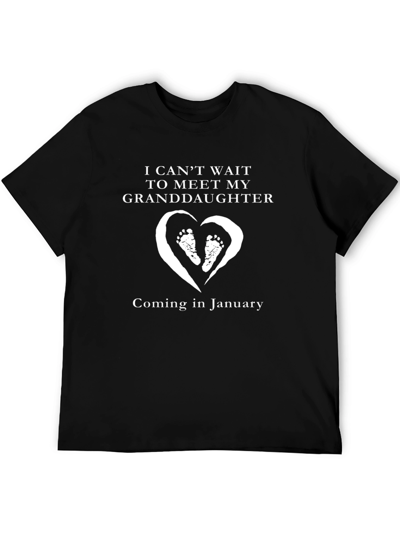 Granddaughter Announcement T-Shirt - January