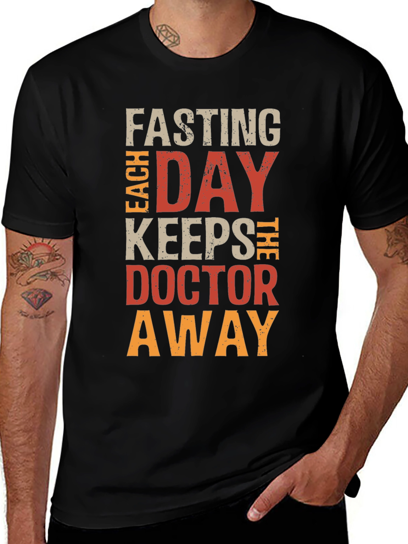 Fasting T-Shirt: Each Day Keeps Doctor Away