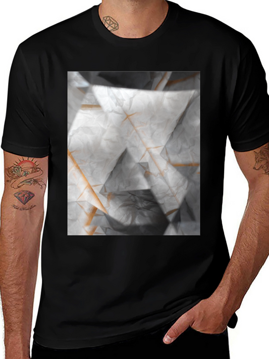 Abstract Geometric T-Shirt - Modern Art Tee