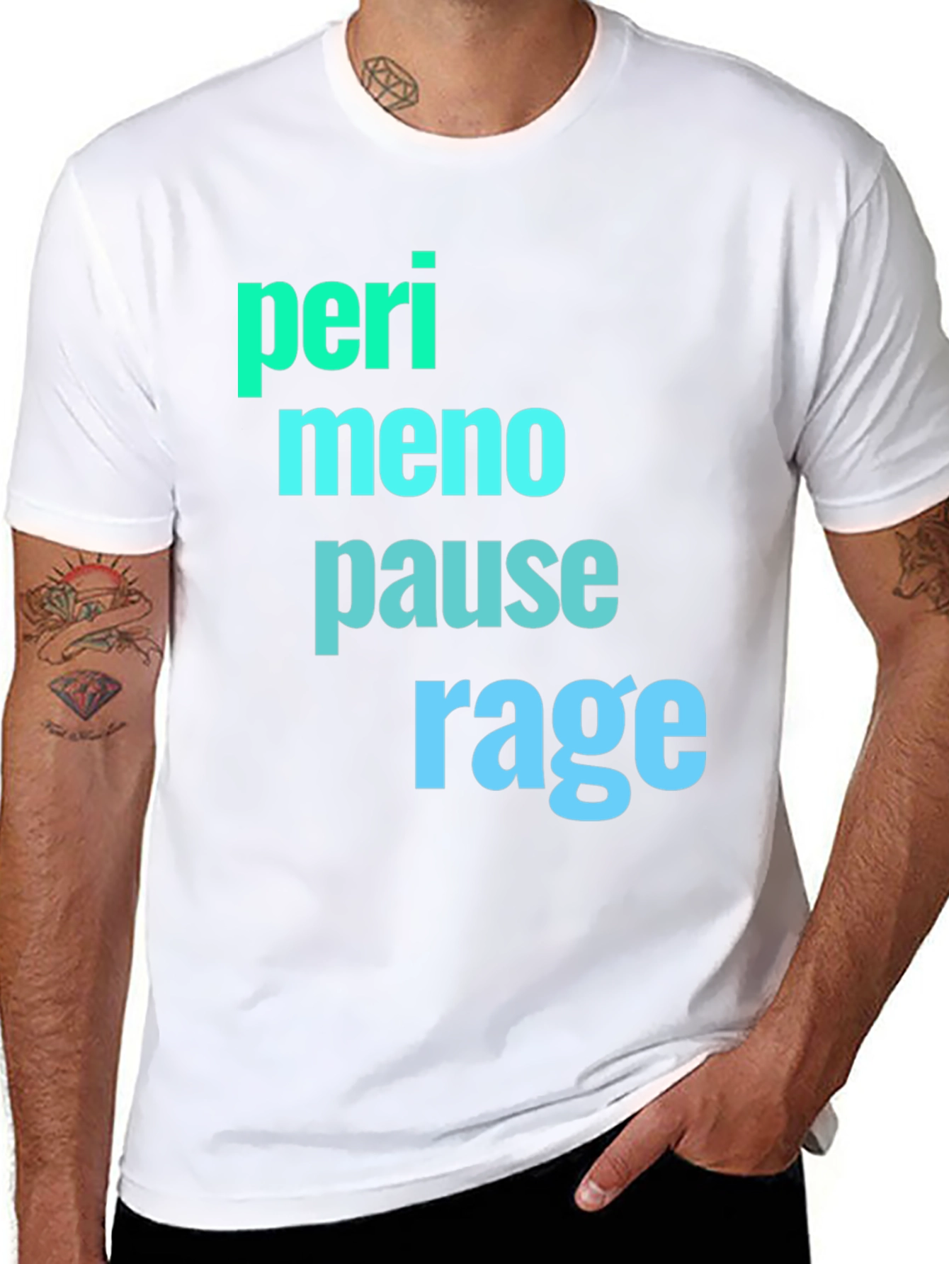 Perimenopause Rage Black Graphic Tee
