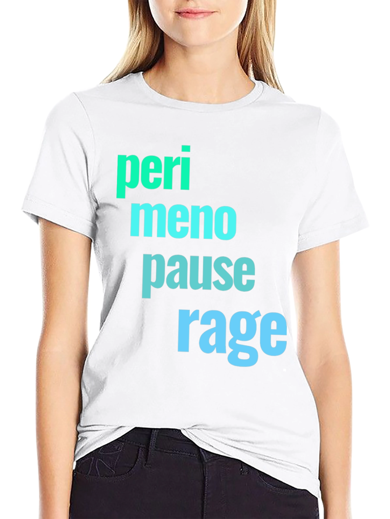 Perimenopause Rage Black Graphic Tee