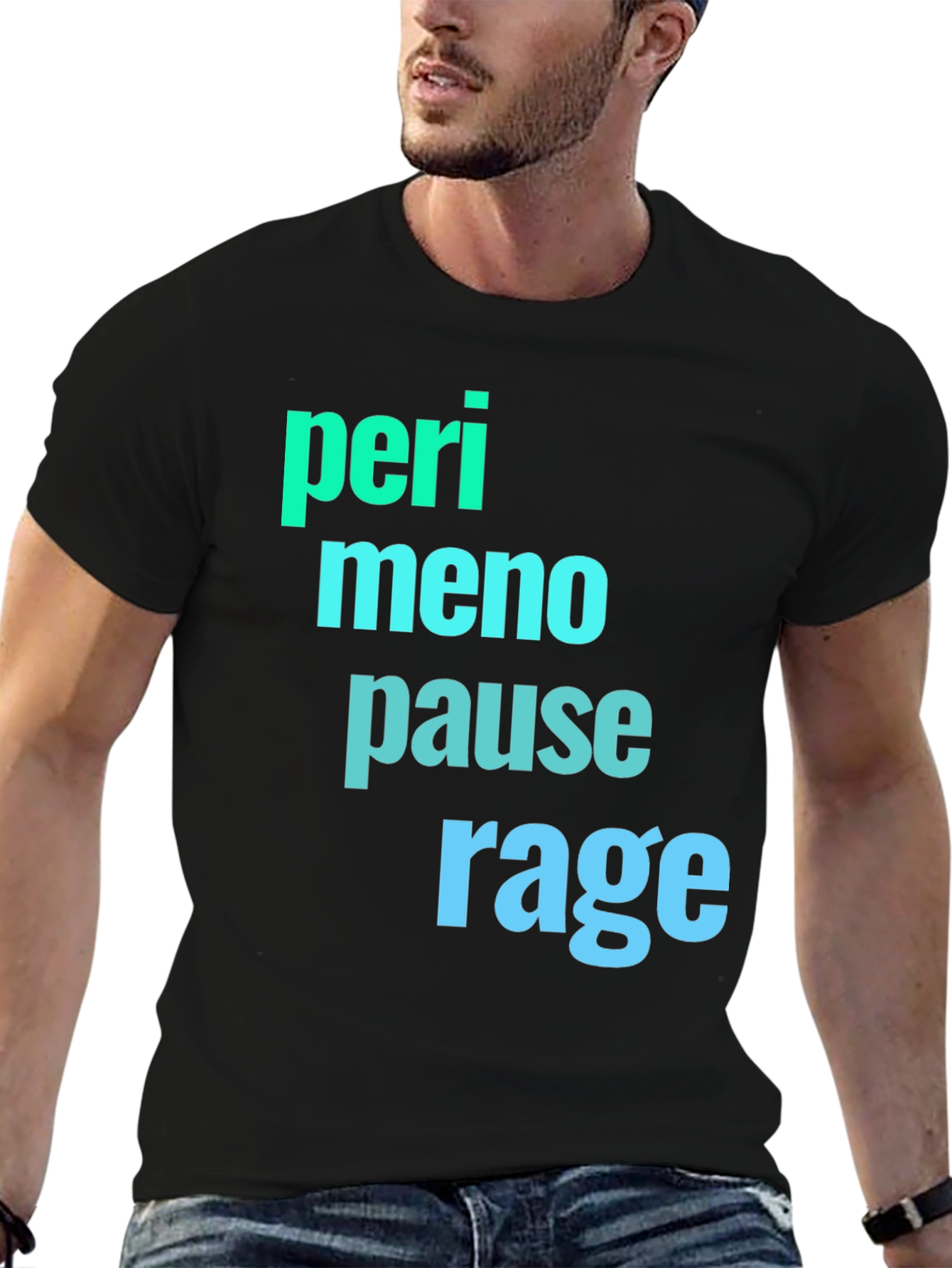 Perimenopause Rage Black Graphic Tee