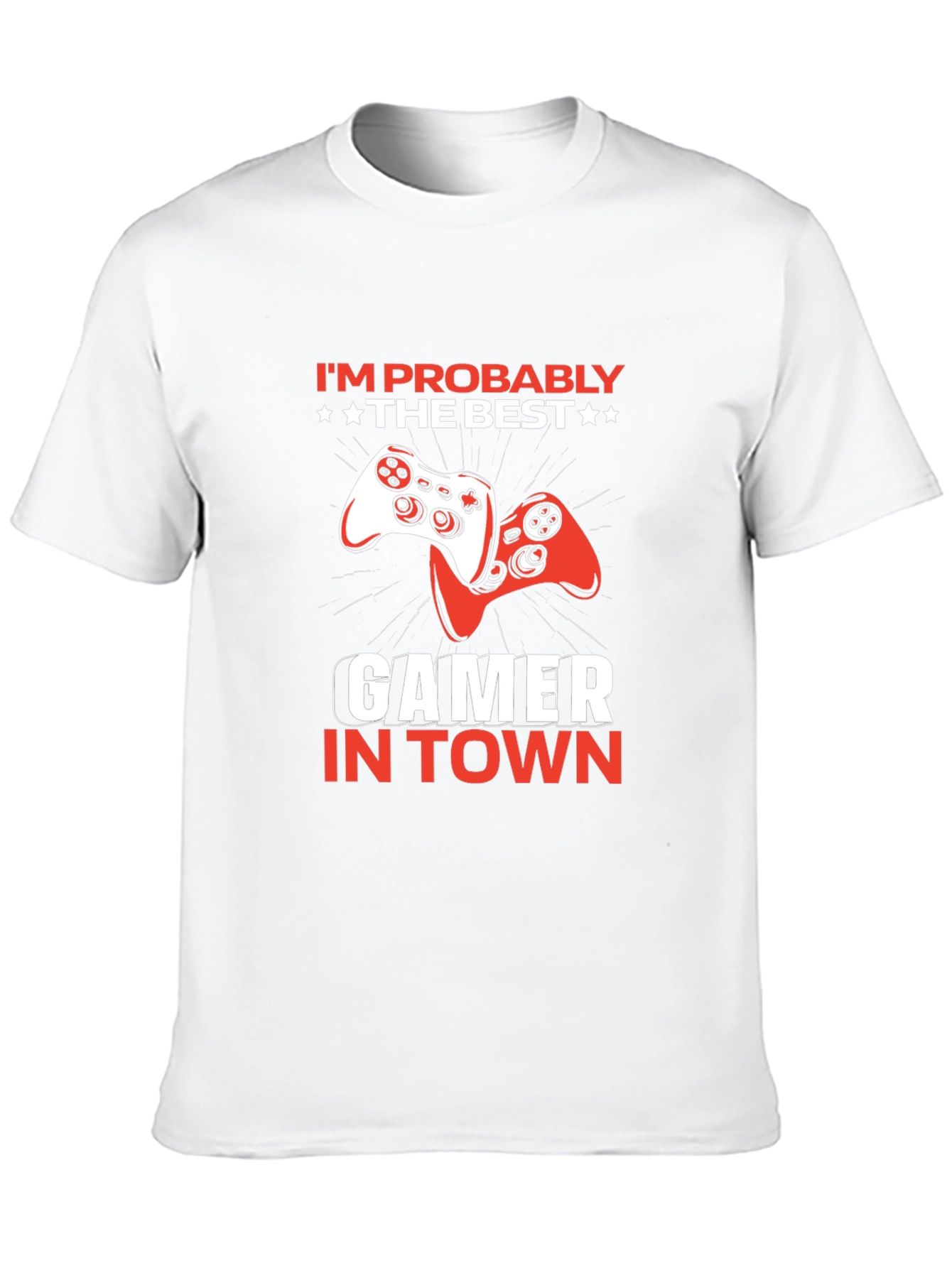 Gamer in Town Black T-Shirt - Play Station