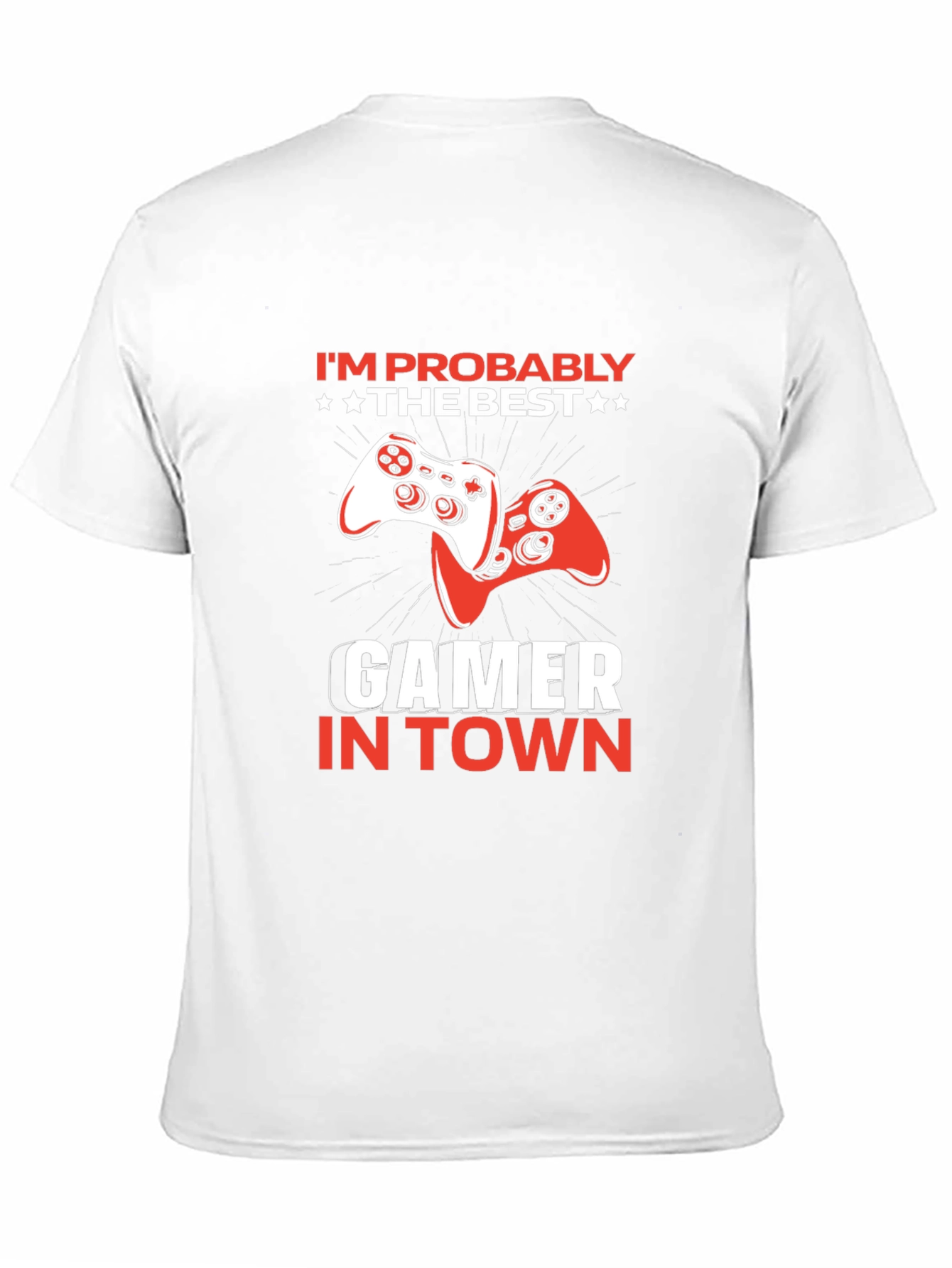 Gamer in Town Black T-Shirt - Play Station