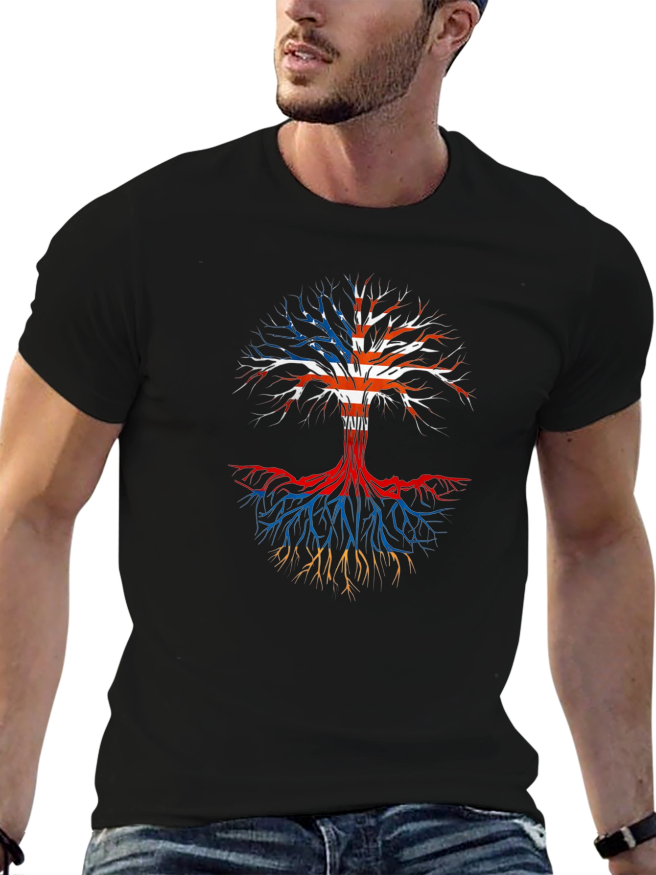 Tree of Life Graphic Tee - Black Unisex T-Shirt