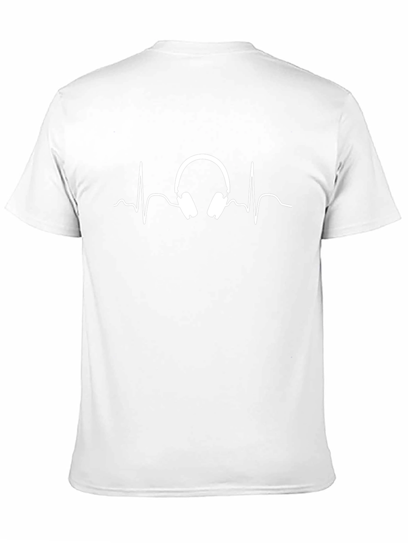 Headphone Heartbeat T-Shirt - Music Lover Tee