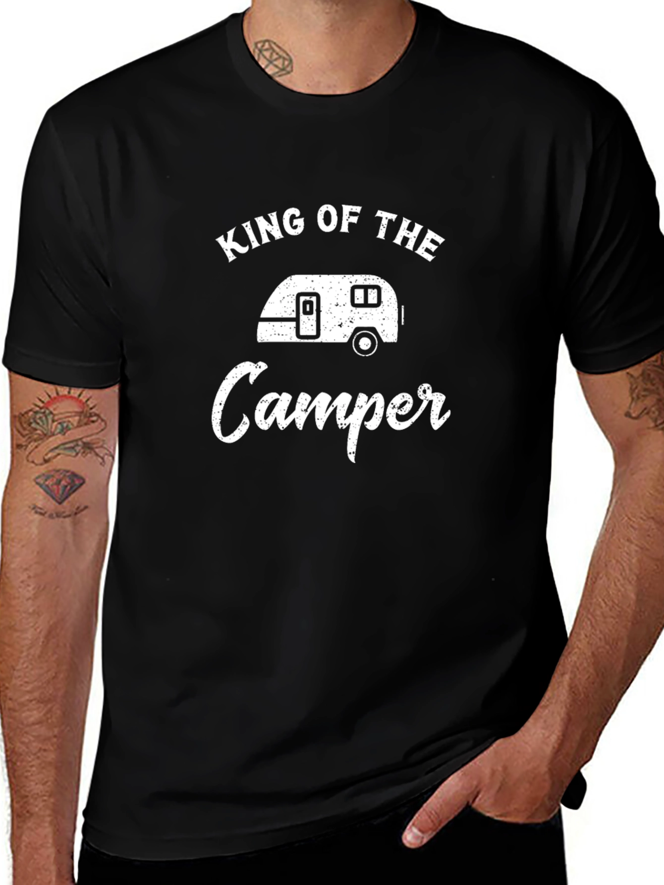 King of the Camper T-Shirt - Black