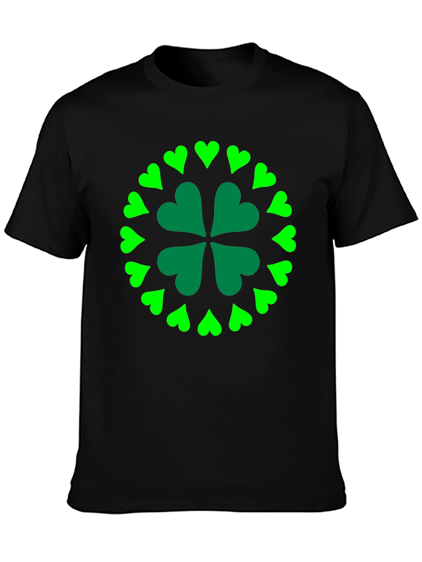 Shamrock Heart T-Shirt - St. Patricks Day