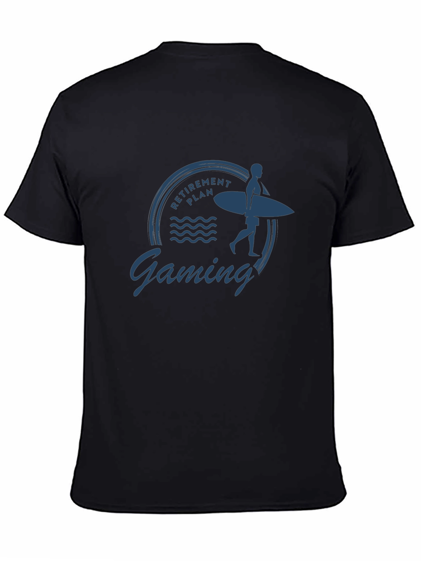 Retirement Plan Gaming T-Shirt - Surfer Graphic Tee
