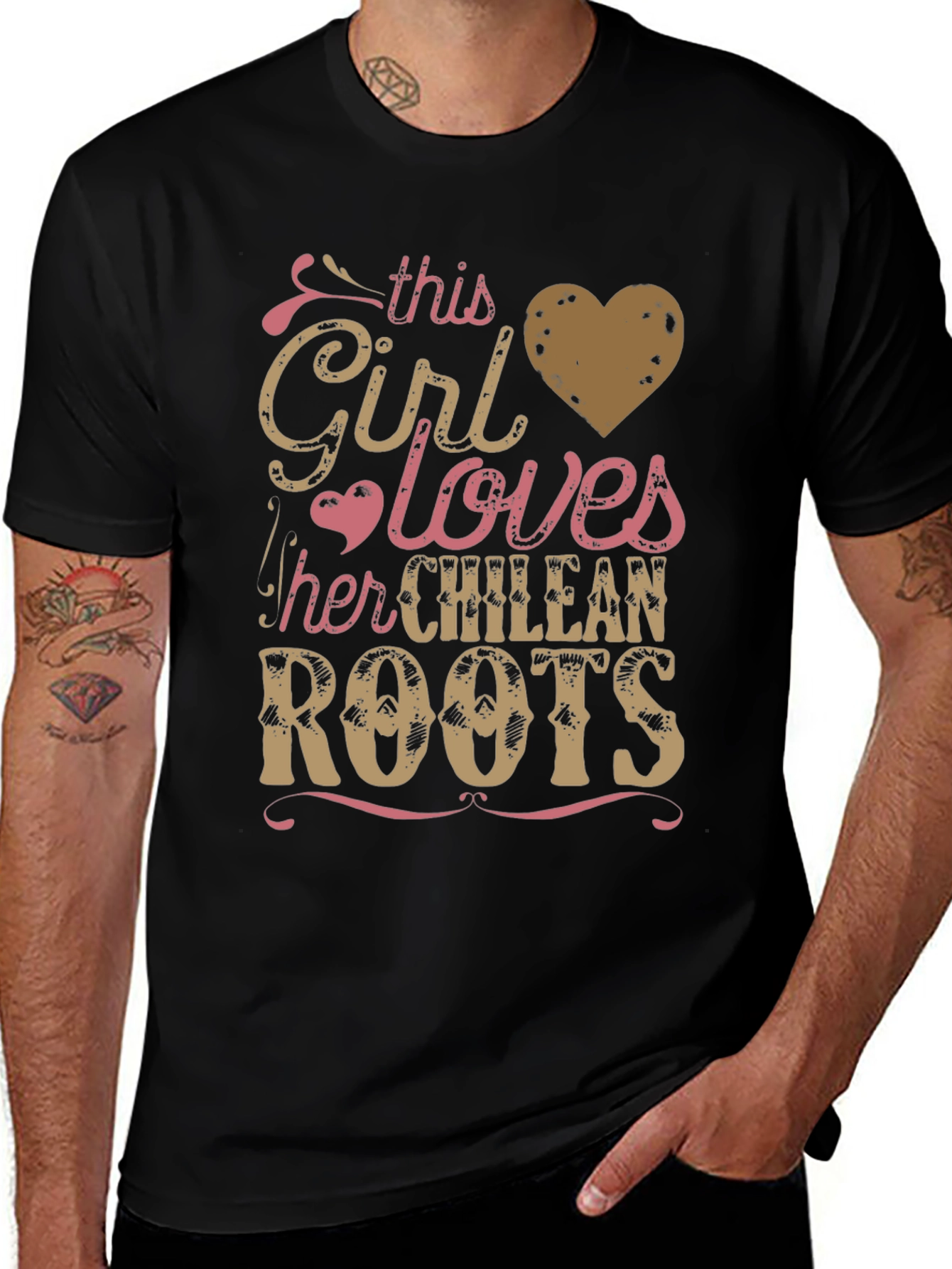 Chilean Roots Girls T-Shirt