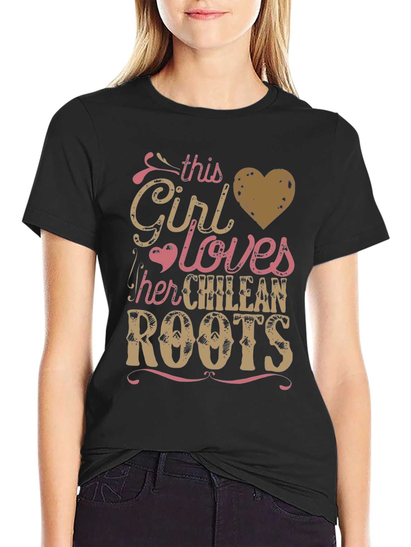 Chilean Roots Girls T-Shirt