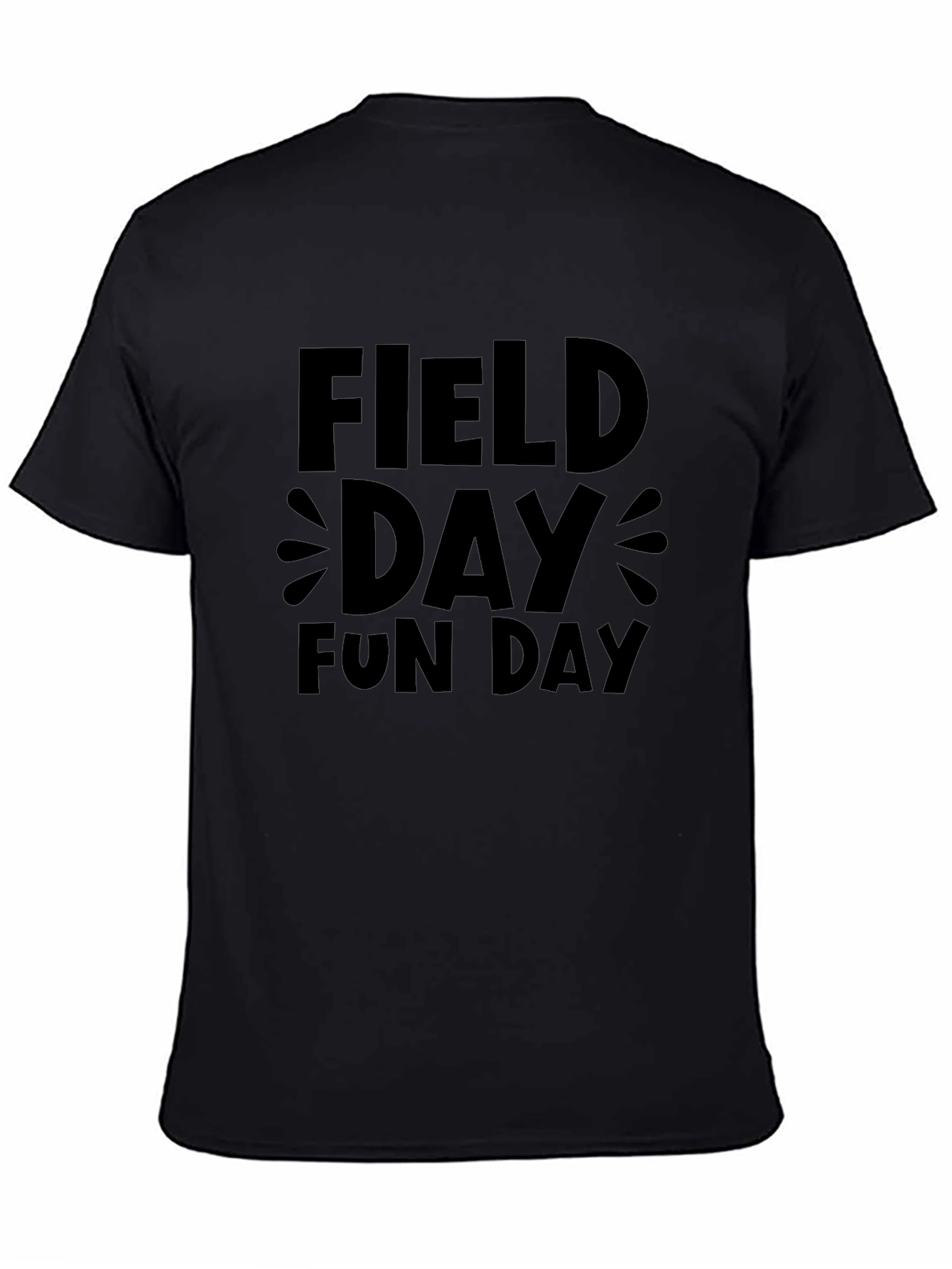 Field Day Fun Day Black T-Shirt