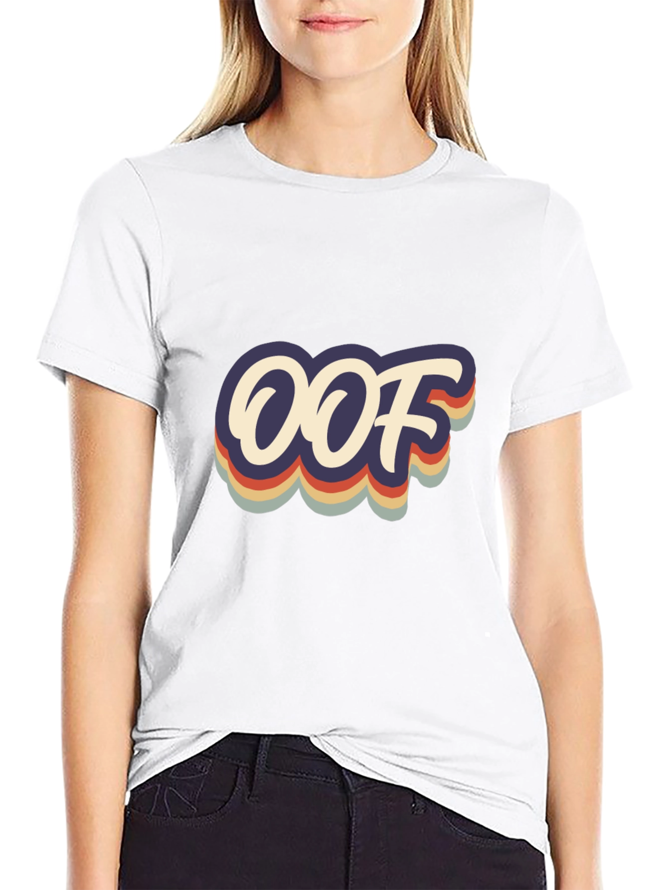Retro Oof T-Shirt - Classic Meme Style