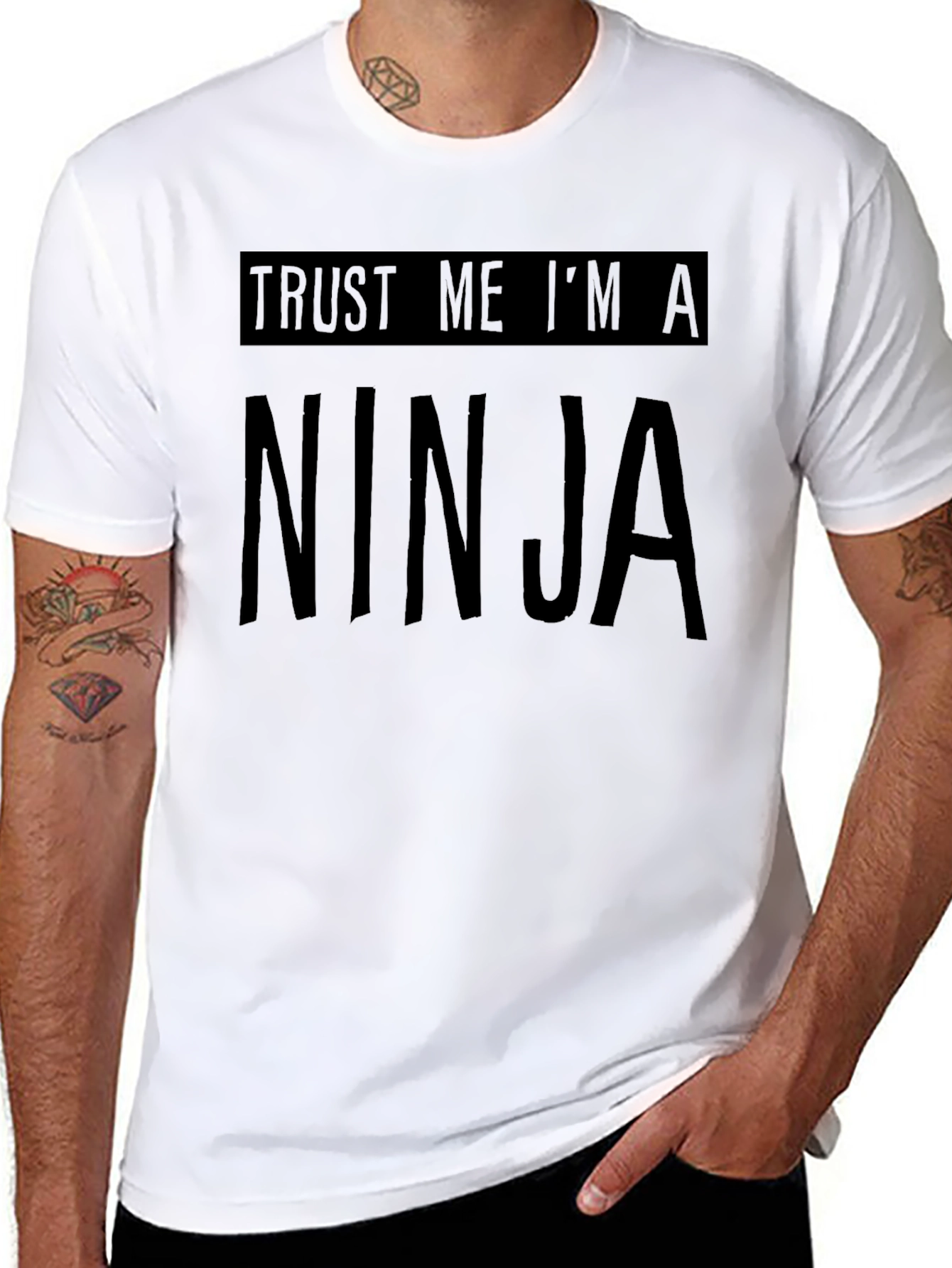 Trust Me Im a Ninja Black T-Shirt