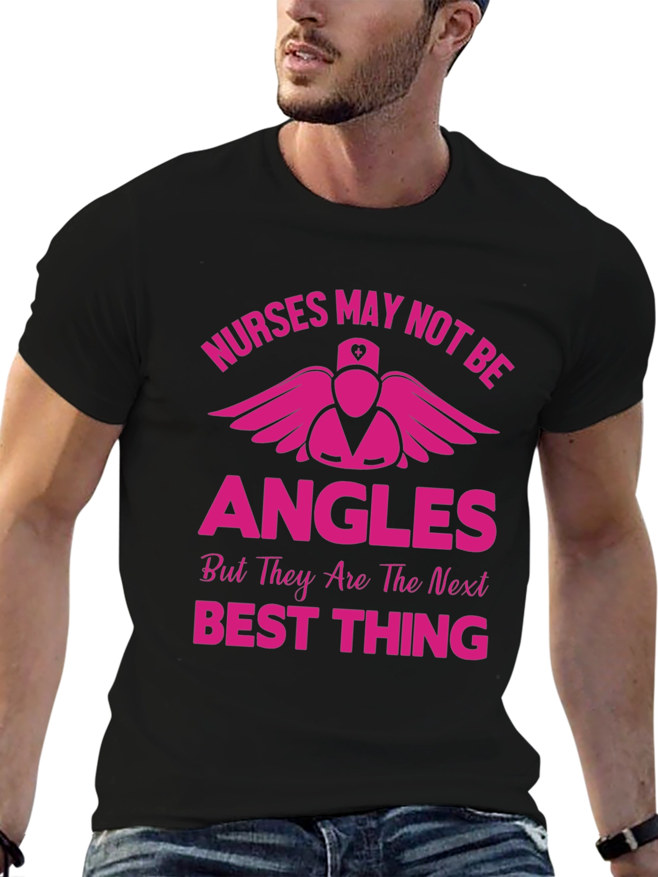 Nurses are Angels Graphic T-Shirt