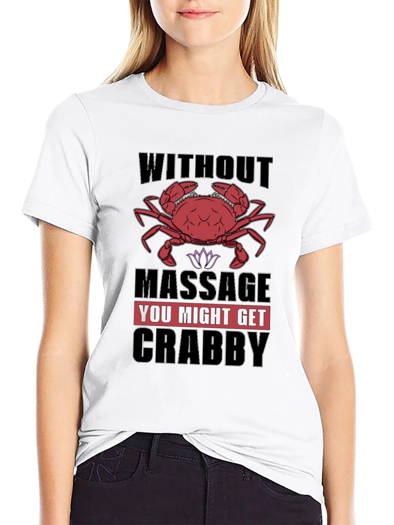 Crabby Massage T-Shirt - Funny Relaxation Gift