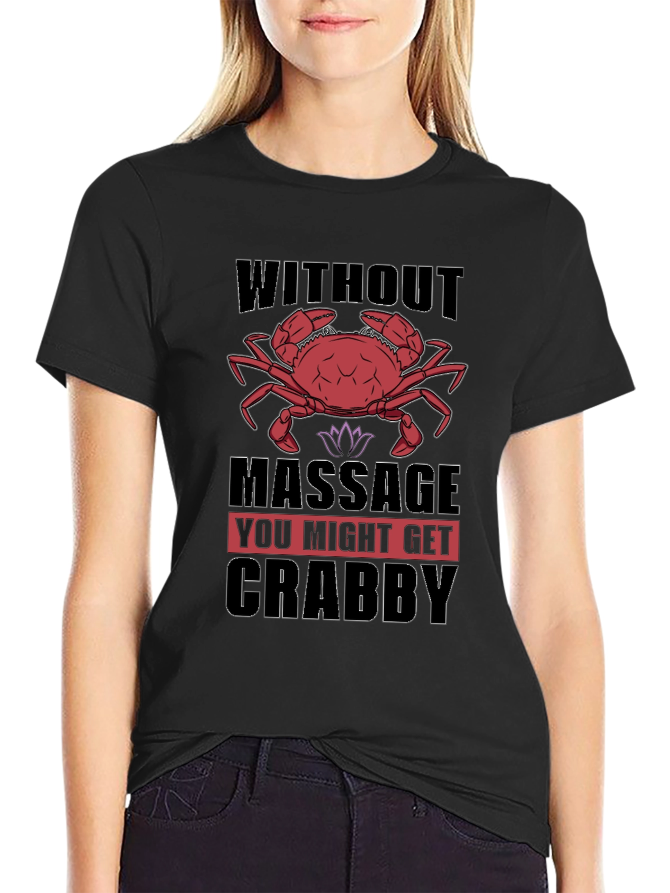 Crabby Massage T-Shirt - Funny Relaxation Gift