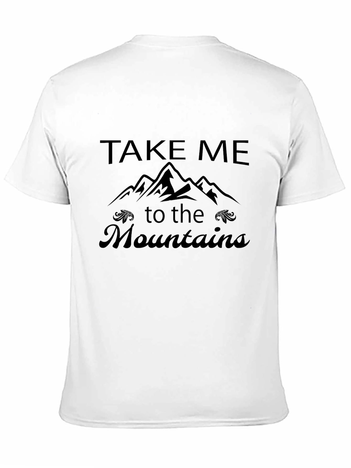 Take Me to the Mountains Black Graphic Tee