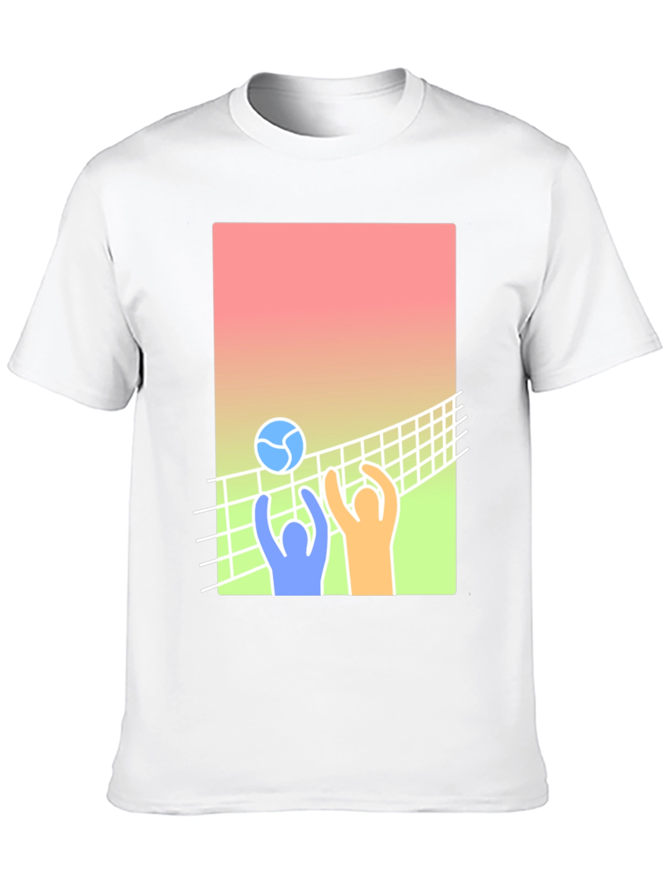 Volleyball Graphic Tee - Net Play T-Shirt