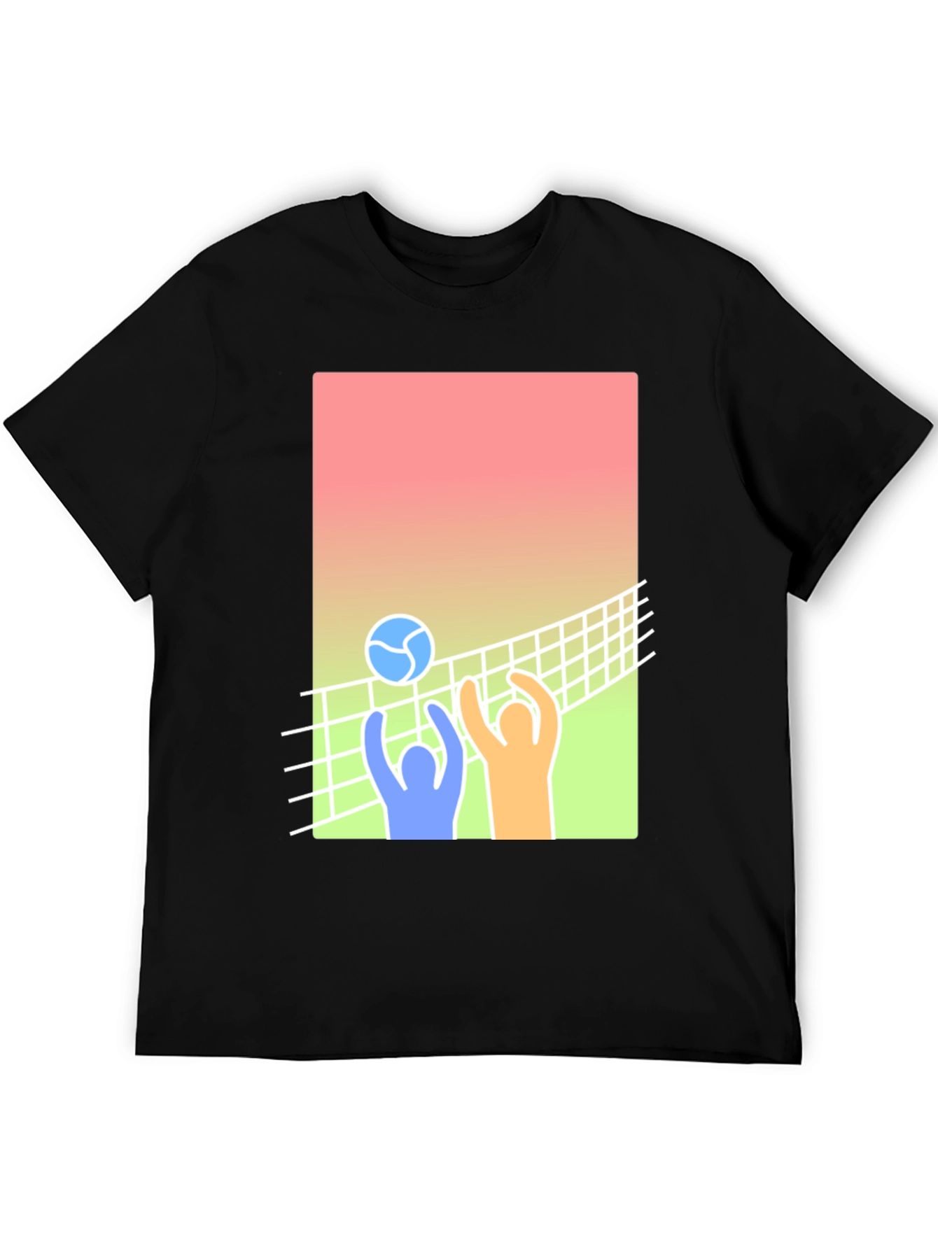 Volleyball Graphic Tee - Net Play T-Shirt