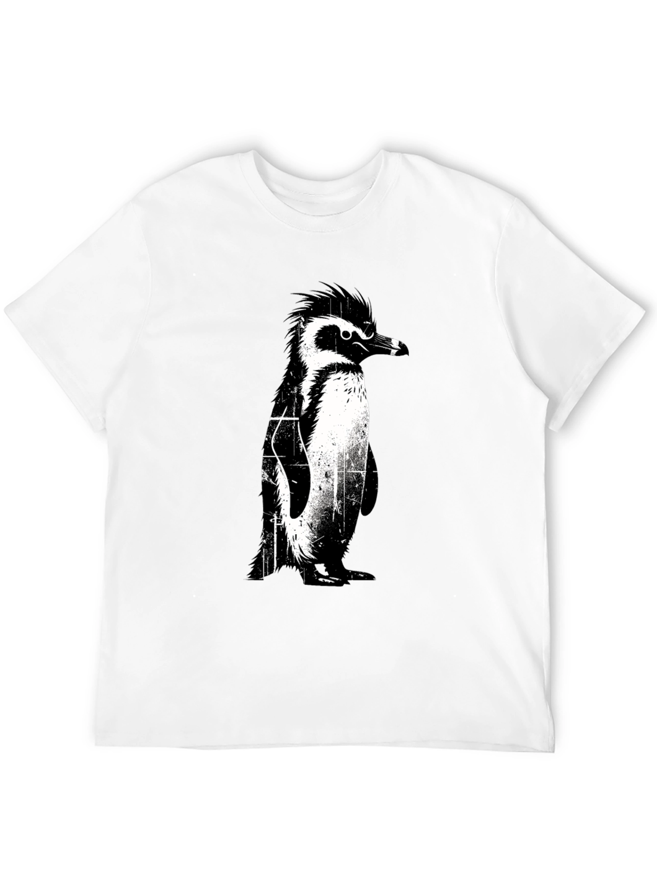 Penguin Graphic Black T-Shirt