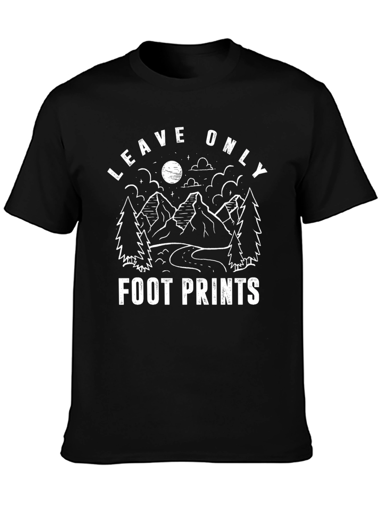 Leave Only Footprints Graphic Tee