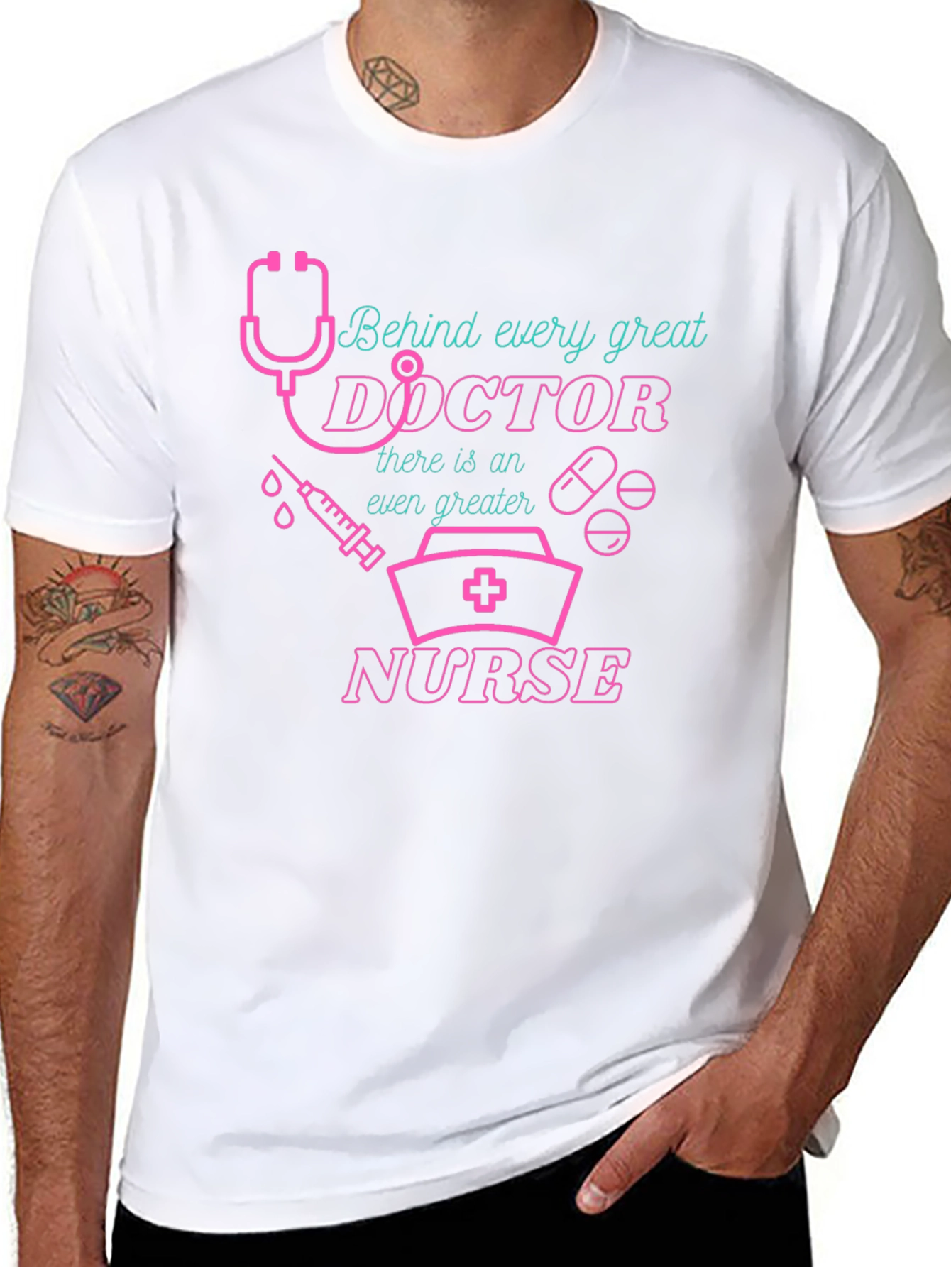 Doctor Nurse Graphic T-Shirt