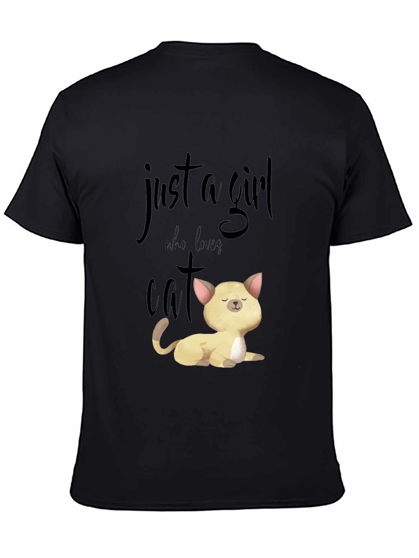Just A Girl Who Loves Cats T-Shirt Unisex
