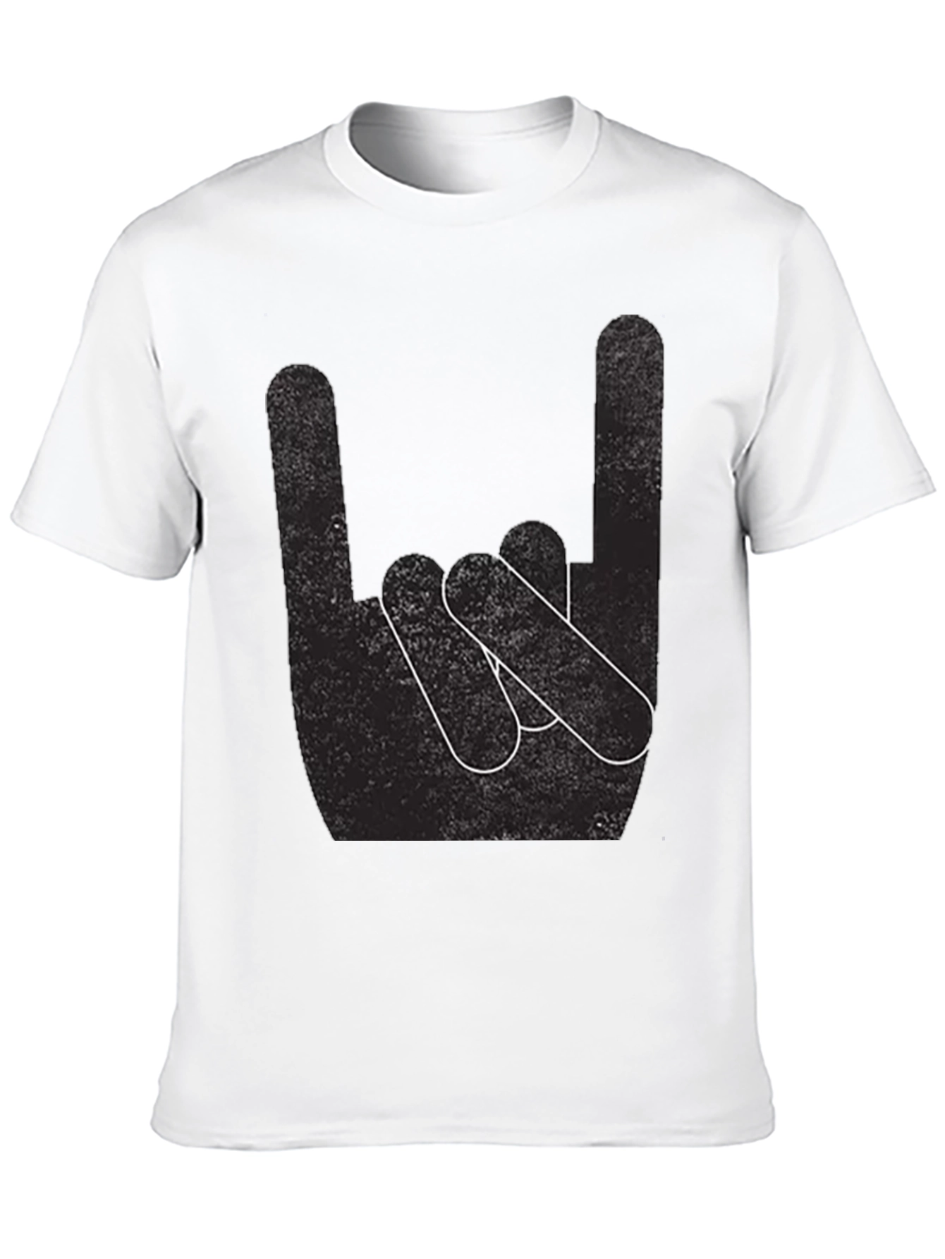 Rock On! Black Graphic T-Shirt
