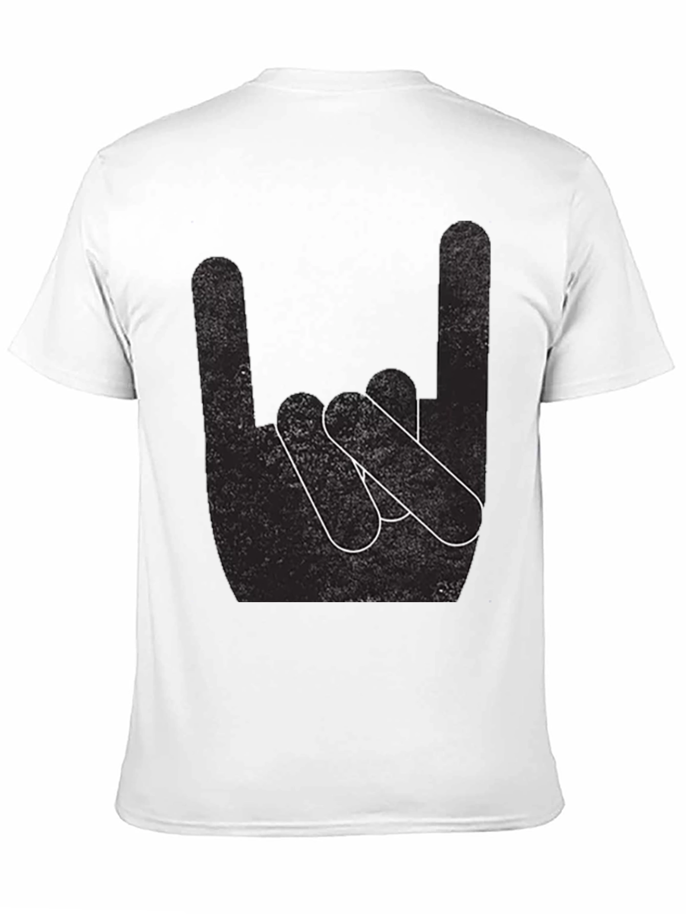 Rock On! Black Graphic T-Shirt